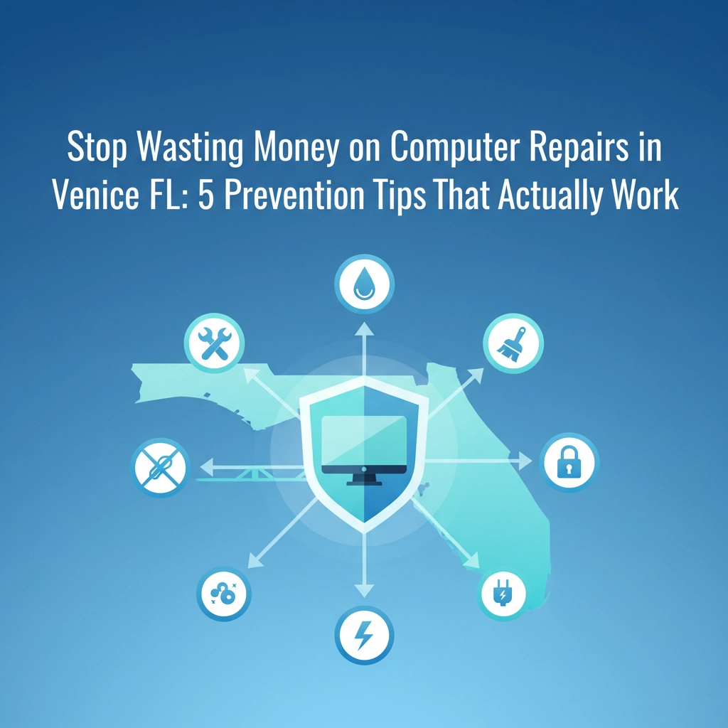 Read more about the article Stop Wasting Money on Computer Repairs in Venice FL: 5 Prevention Tips That Actually Work