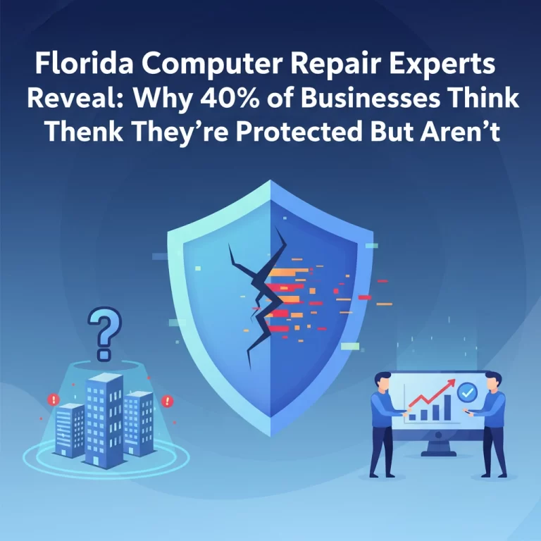 Read more about the article Florida Computer Repair Experts Reveal: Why 40% of Businesses Think They're Protected But Aren't