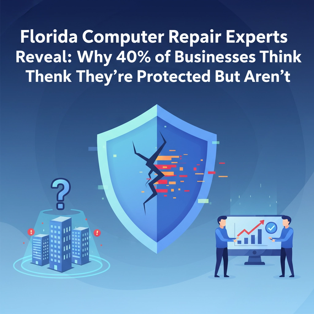 Read more about the article Florida Computer Repair Experts Reveal: Why 40% of Businesses Think They're Protected But Aren't