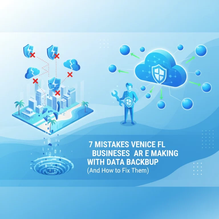 Read more about the article 7 Mistakes Venice FL Businesses Are Making with Data Backup (And How to Fix Them)