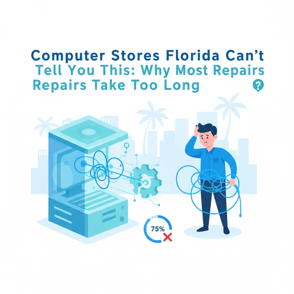 Read more about the article Computer Stores Florida Can't Tell You This: Why Most Repairs Take Too Long