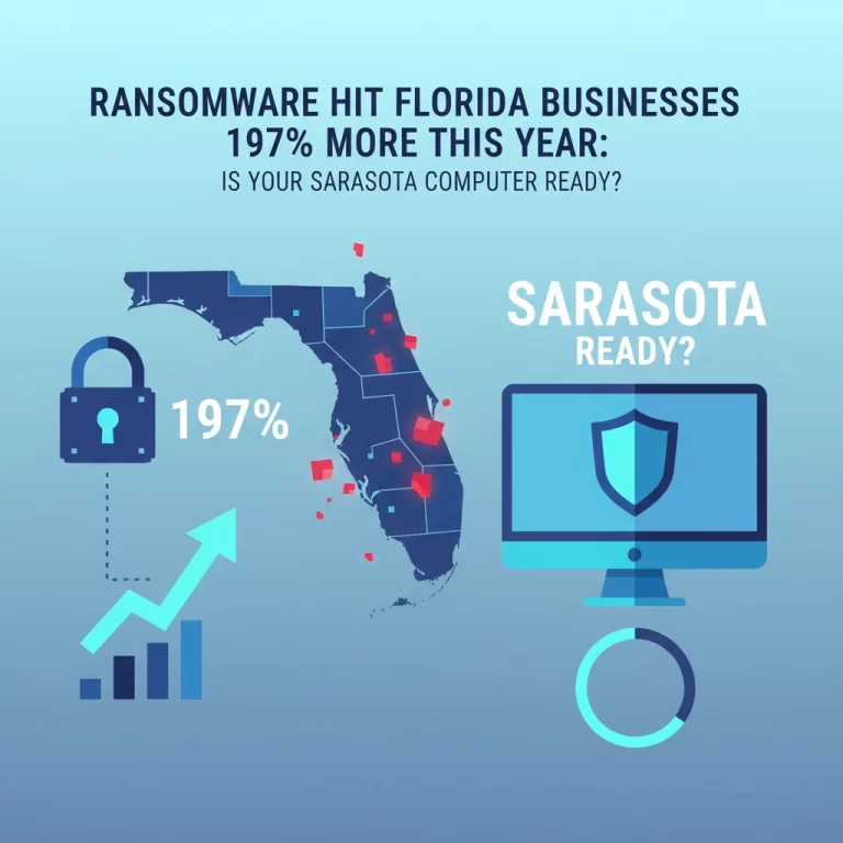 Read more about the article Ransomware Hit Florida Businesses 197% More This Year: Is Your Sarasota Computer Ready?