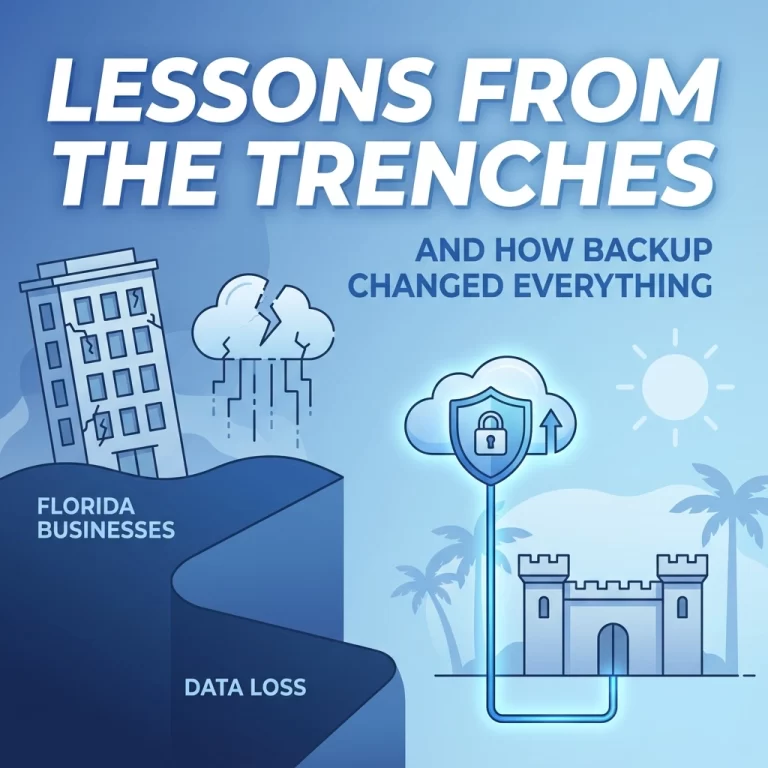 Read more about the article Lessons from the Trenches: Florida Businesses Who Lost It All (And How Backup Changed Everything)