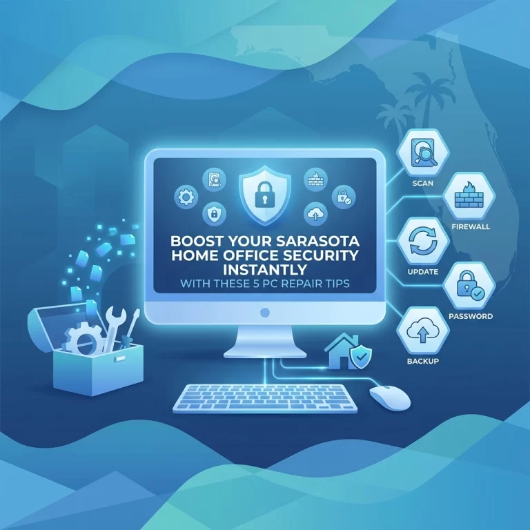 Read more about the article Boost Your Sarasota Home Office Security Instantly with These 5 PC Repair Tips