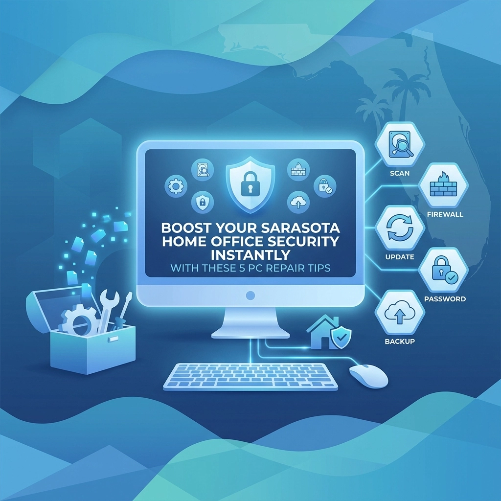Read more about the article Boost Your Sarasota Home Office Security Instantly with These 5 PC Repair Tips
