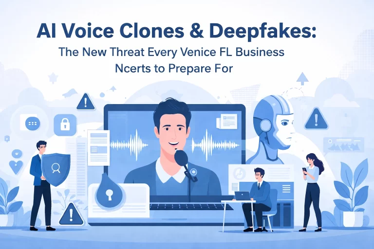 Read more about the article AI Voice Clones & Deepfakes: The New Threat Every Venice FL Business Needs to Prepare For