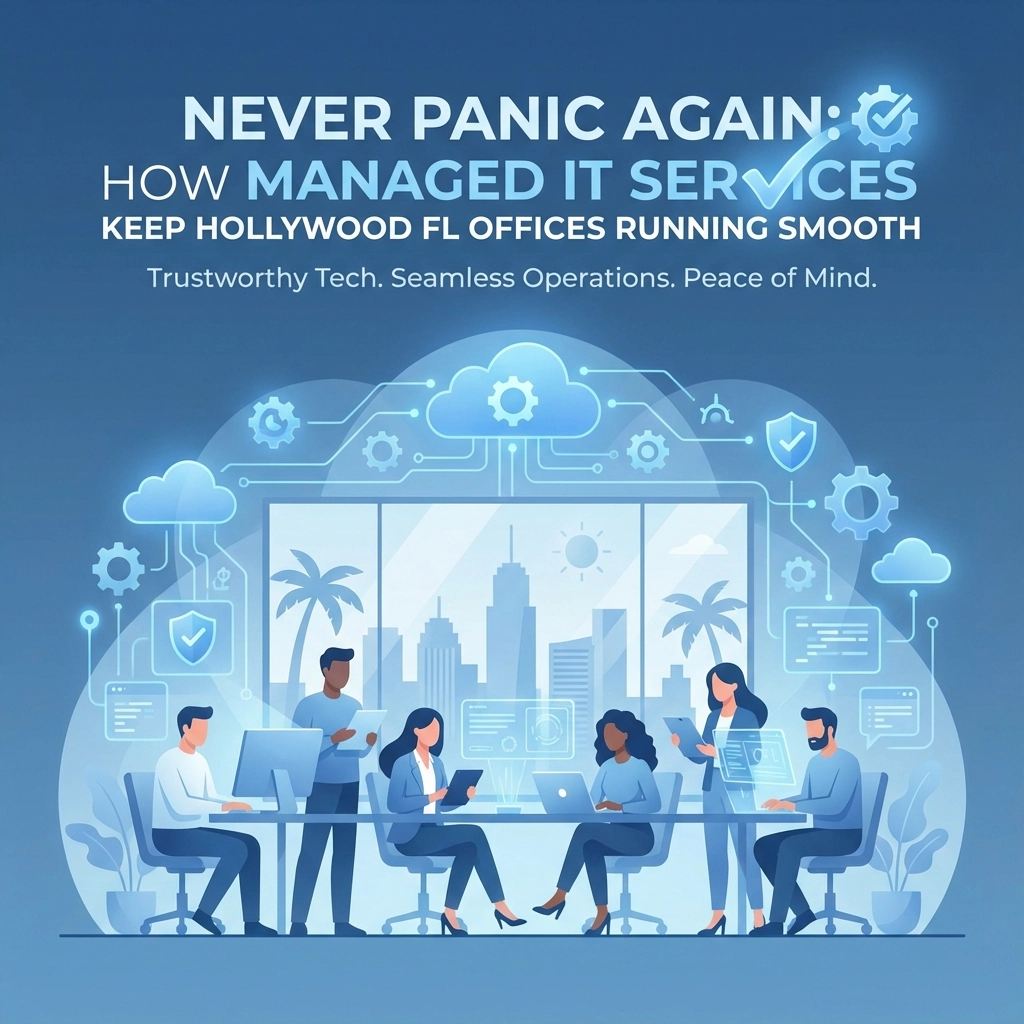 Read more about the article Never Panic Again: How Managed IT Services Keep Hollywood FL Offices Running Smooth