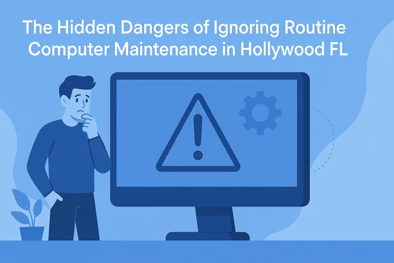 Read more about the article The Hidden Dangers of Ignoring Routine Computer Maintenance in Hollywood FL
