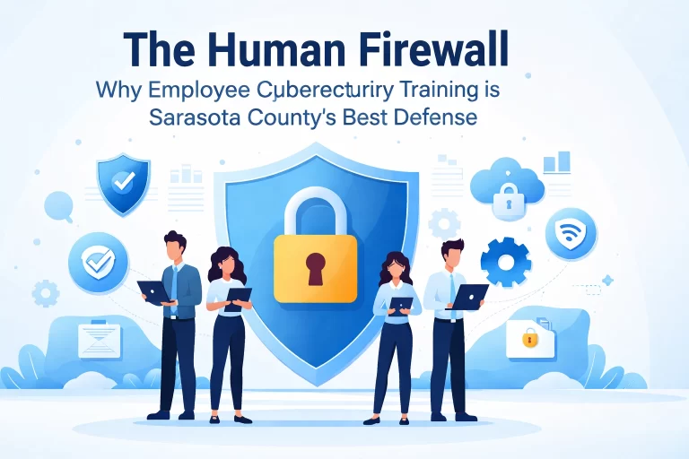 Read more about the article The Human Firewall: Why Employee Cybersecurity Training is Sarasota County’s Best Defense