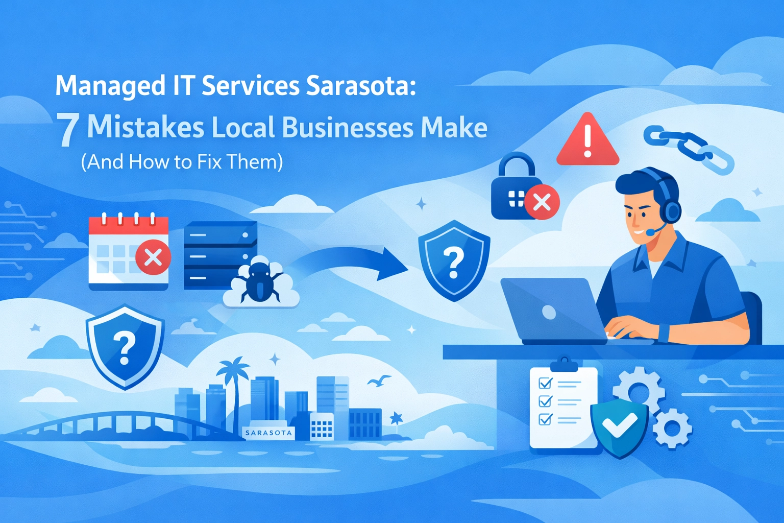 Read more about the article Managed IT Services Sarasota: 7 Mistakes Local Businesses Make (And How to Fix Them)