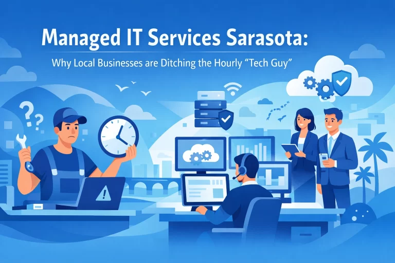 Read more about the article Managed IT Services Sarasota: Why Local Businesses are Ditching the Hourly “Tech Guy”